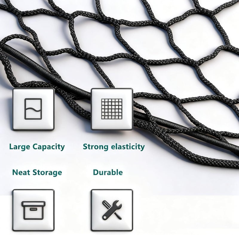 Leezhen Cargo Net Conmpatible with Rogue 2000 to 2023 - Image 3
